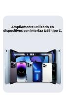 Adaptador De Mostrador Digital NNBILI USB 3.2 a USB C 10Gbps Convertidor Rápido De Carga Para PC Y Laptop Con Conector Macho a Hembra - details 6