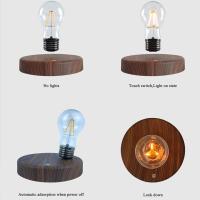 Lámpara De Noche LED Flotante Magnética Sin Cable Para Escritorio Iluminación Automática De 360 Grados Regalo Para Habitación Oficina - details 6