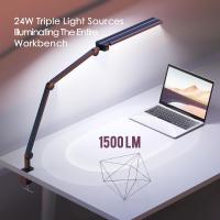 Lámpara De Escritorio LED Bicolor 360° 24W Con Control Remoto Protección Ocular 4 Temperaturas De Color Y 5 Niveles De Brillo Para Lectura - details 3