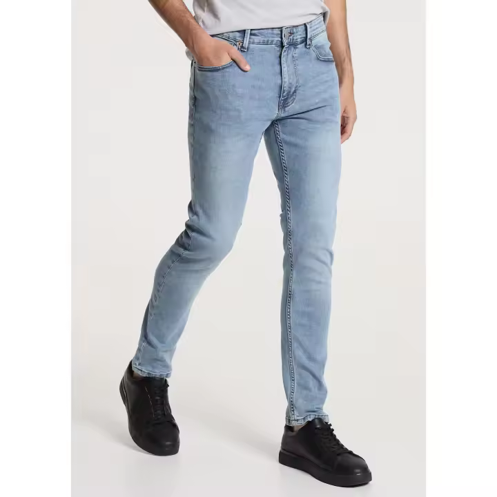 SIX VALVES - Jeans Skinny Towel Light - Tallaje en Pulgadas- Tallaje en Pulgadas - 1