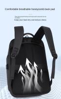 Bolsa De Negocios Multifuncional Impermeable Con Cerradura Antirrobo Transpirable Mochila Con Carga USB Gran Capacidad Para Viajes - details 11