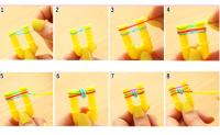 Bolsa De 300 Piezas De Banda De Goma Colorida Para Juguetes De Puzle DIY Y Pulseras Arcoíris Para Niños Juguetes Tejidos Y Horquillas - details 5