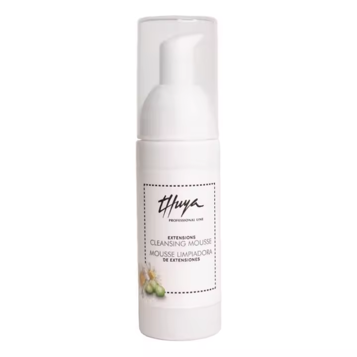 Thuya Mousse Limpiadora 50mL - Limpiador para Extensiones de Pestañas - Espuma Suave para Cuidado de Pestañas - 1