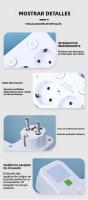 Enchufe Multifuncional Con USB Tipo C Y Cargador Rápido PD Puerto EU Plug AC Salidas Extension Cord Electrical Filtro De Red Adaptador - details 2