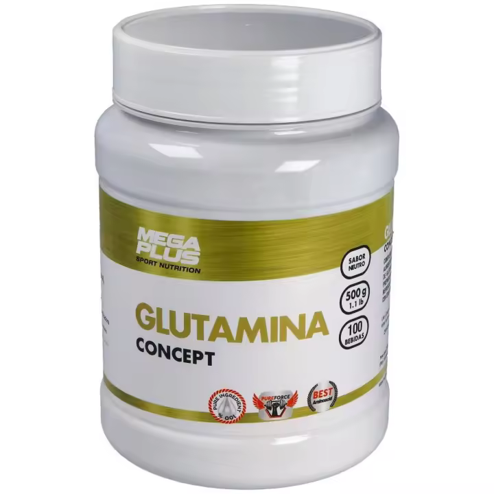 Mega Plus Glutamina Concept 500G - 1