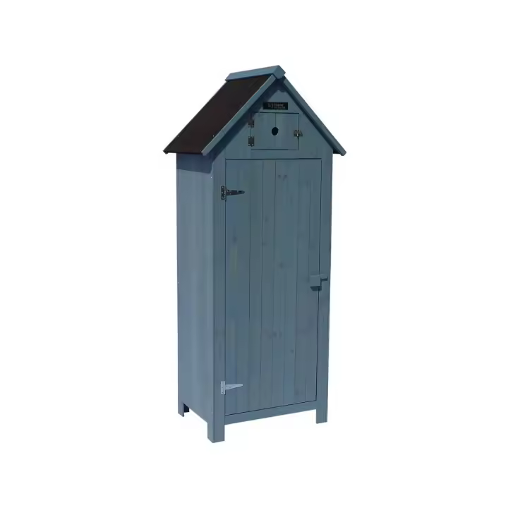 Mueble de jardín "Cabanon" - 77 x 54,5 x 179 cm - Azul cielo - - 1