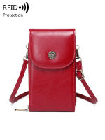 Bolso Bandolera De Cuero PU Con Cierre De Cremallera Y Hebilla Para Mujer Gran Capacidad Con Ranura Para Tarjetas De Crédito Y RFID Protegido - details 12