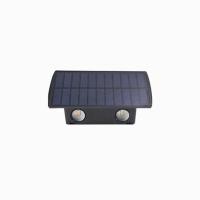 Lámpara De Pared Solar LED Impermeable Para Jardín Patio Balcón Con 4/6 LEDs Iluminación De Valla Luz Moderna Auto-Contenida - details 7