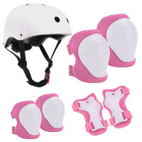 Juego de casco de bicicleta para niños, casco ajustable para niños de 3 a 10 años, juego de almohadillas para casco con rodilleras y coderas para bicicleta, patinaje, scooter, longboard y más - details 3