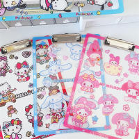 Pad De Escritura Sanrio Hello Kitty Cinnamoroll Kuromi My Melody A4 Con Clip De Colores Impresión De Prueba Accesorio Para Cosplay - details 7