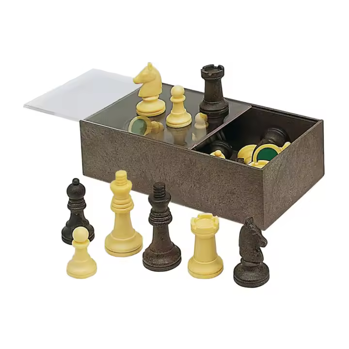 Cayro Fichas Ajedrez Nº3 Accesorios Juegos de Mesa para Ajedrez - Juego de piezas de ajedrez Nº3 para juegos de mesa - 1