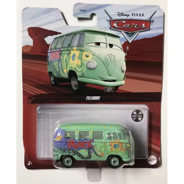 Cars Disney Fillmore Coche FLL37 Mattel - Vehículos a Escala - Películas Cars - 1