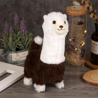 Alpaca Eléctrica Kawaii De Peluche Simulación Con Cola Balanceante Juguete Para Niños Regalo De Cumpleaños Animal De Peluche De Tamaño Mediano - details 6
