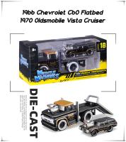 Modelo De Camión De Transporte Maisto 1:64 Chevrolet Ford Con Pallet Para Colección Y Juguete Infantil Metal Sin Batería - details 5