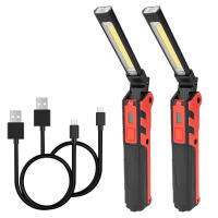 Lámpara De Trabajo LED COB Recargable USB Con Gancho Magnético Y Batería 18650 Torch Inspección Luz De Mano Impermeable 1200 Lumen - details 8