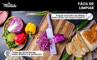LA MOUSTACHE Juego de Cuchillos de Cocina Profesionales con Pelador y Tijeras, 6 Piezas Multicolor - details 4