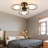 Modern LED Chandelier Cambio De Color Para Sala Comedor Dormitorio Lámpara De Techo Auto-Contenida Metálica Vintage 220V - details 9