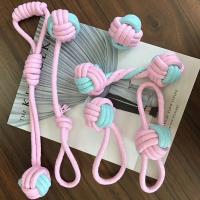 Juguete Para Perros 6PCS Algodón Masticable Con Bola Juguete De Mordedor Durable Para Juegos De Tirar Y Buscar Bonecos Juguetes Para Limpieza De Dientes Al Aire Libre - details 5
