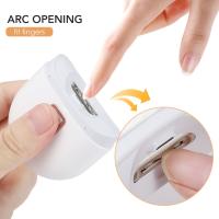 Afeitadora Eléctrica Portátil Con Iluminación Auxiliar Mini Herramientas De Manicura Para Adultos Y Niños Cortador De Uñas Automático - details 2