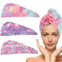 Toalla De Microfibra Para Secado Rápido Para Mujer Con Pelo Largo Gorro De Baño Suave Y Transpirable Túnel De Secado De Pelo Para Dama - details 1