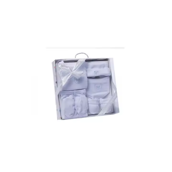 Set regalo bebé primera puesta bebé Osito 5 piezas Gamberritos en caja - 1