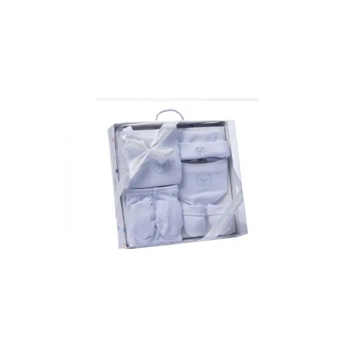 Set regalo bebé primera puesta bebé Osito 5 piezas Gamberritos en caja - 1