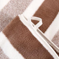 Toalla De Baño De Microfibra Absorbente Y Secado Rápido Con Rayas Suaves 1PCS Toalla Rectangular Máquina Lavable Para El Baño - details 10