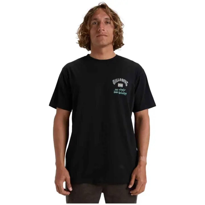 Camisetas marca Billabong modelo Ebyzt00290-Blk para hombre en color negro - 1