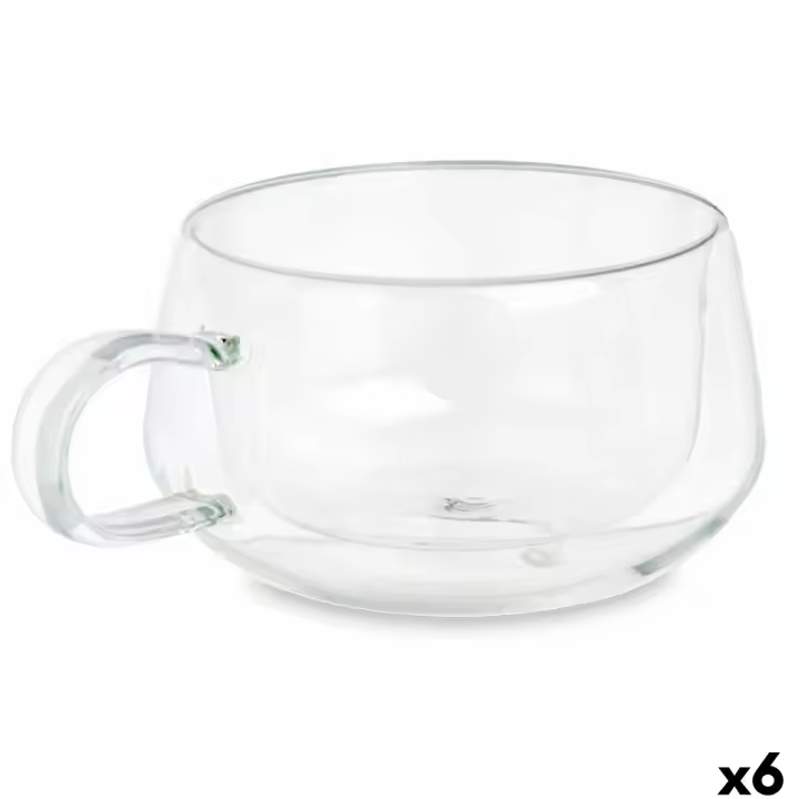 Taza Vivalto OCT-DG23213L Transparente 280 ml (6 Unidades) - 1