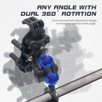 Soporte De Teléfono Móvil Para Motocicleta Con Amortiguador De Vibración Soporte De Rotación Ajustable Para Motorbike Ball Head Mount - details 47