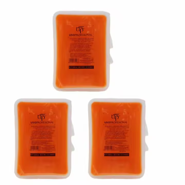 PARAFINA PARA MANOS Y PIES . PACK 3 x500 G-PARAFINA NARANJA-MELOCOTON TRATAMIENTO NUTRITIVO-PROTECTOR DE LA PIEL Y MANO . PARAFINA PROFESIONAL - 1