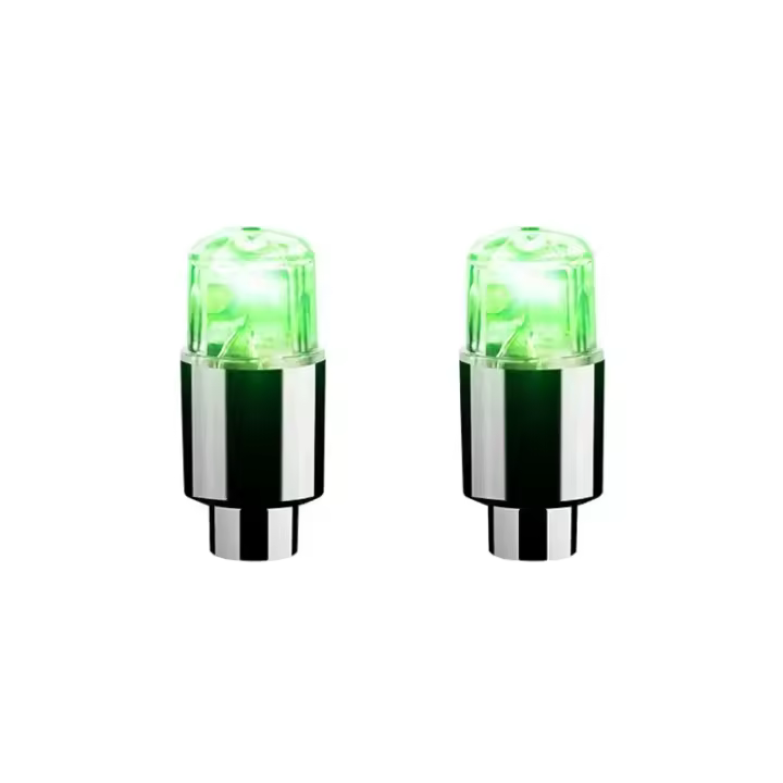 Luz LED Para Neumáticos Y Bicicletas Lámpara De Neón Universal Para Coche Iluminación Ambiente Colorida Flasheando Decoración Cubierta De Válvula - 1
