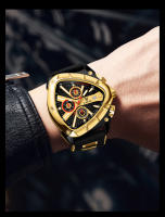 Reloj De Pulsera LIGE Para Hombre Cronógrafo Deportivo De Cuarzo Lujo Resistente Al Agua Y Luminoso Con Correa De Silicona - details 10