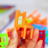 Juego De Bloques Educativos De 48 Piezas Sillas Pila Juguete Interactivo Para Niños Y Padres Reducción Del Estrés Tamaño Pequeño Compatible Con Lego - details 9