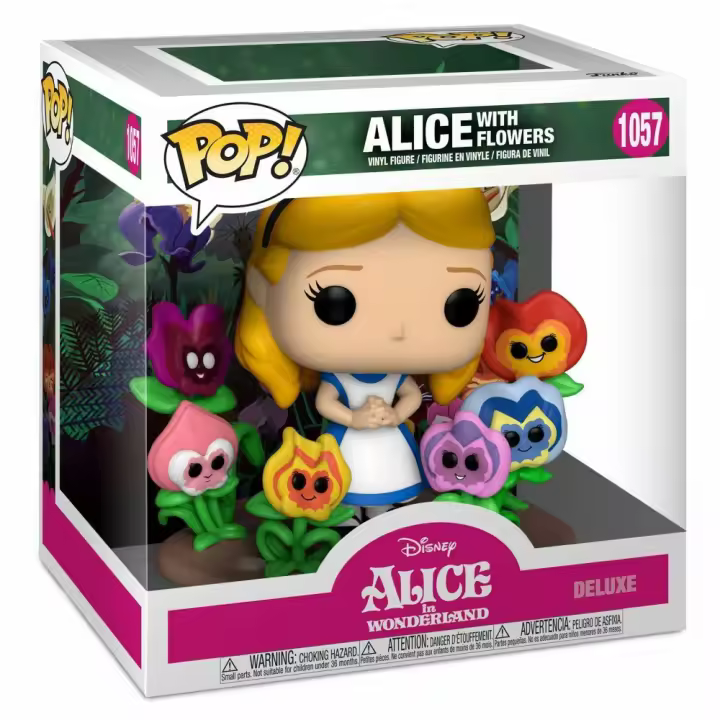 FUNKO POP! ALICIA EN EL PAÍS DE LAS MARAVILLAS - ALICIA CON FLORES DELUXE - 1