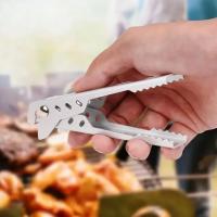Pinza De Cocina Anti-derretimiento De Aleación De Aluminio Para Tazón Y Sartén Accesorios De Cocina Antideslizantes Para Exteriores Y Hogar - details 6