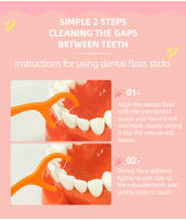 50pcs/box Bastones De Hilo Dental Para Niños Con Diseño De Dibujos Animados Floss Fin Y Delgado Para Limpieza Detallada De Dientes Familiar Pack - details 9