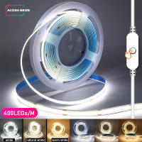 Tira De LED COB Flexible 1M 5V USB 400 LEDs/M Blancos/Blanco Cálido/Blanco Natural Alta Densidad Con RA90 FCOB Luz De Tira LED - details 0