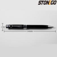 STONEGO Lápiz De Bola De Lujo Negro Tamaño Medio (1.0mm) Recargable Pluma Esfera Suave Para Escritura Metal - details 2