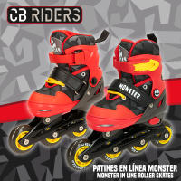 CB Riders - Patines en línea con diseño de fantasmas talla 28-32 - details 1