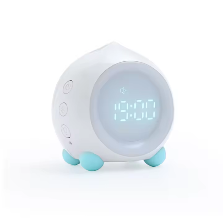 Reloj despertador para niños Iluminación LED digital Luz Nocturna Niños Día y Noche Volumen ajustable Carga USB - 1