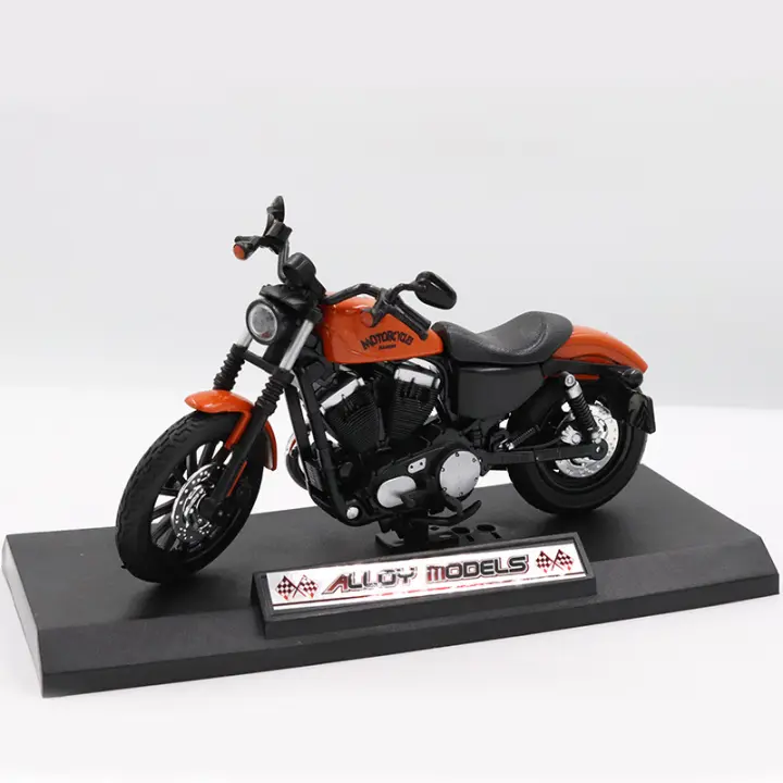 Modelo De Motocicleta De Aleación De Latón 1:12 Para Decoración De Coche Familiar Regalo De Cumpleaños Para Niños Colección Miniatura - 1