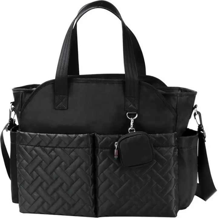 Bolso para Mamá, Bolso para Papá, multifuncionales, de gran capacidad, para Cuzar biberones y pañales, Bolso bandolera para madre y Bebe. - 1