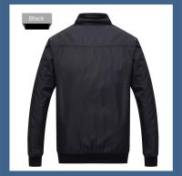 Chaqueta De Moda Para Hombre Casual De Primavera Y Otoño Abrigo Grande Y Suelto Estilo Dad Con Bolsillos Cierre De Cremallera - details 7