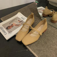 Zapatos Mary Jane de Tacón Bajo para Mujeres Vintage Zapatos de Cintura Gruesa con Anillo - details 6