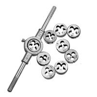 Juego De Herramientas De Tapped Y Die Métricas 6/8/12/20Pcs Tornillo Y Rosca M3-M12 Reamador De Taper Recto Para Metalworking - details 3