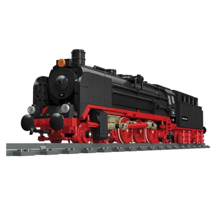 Modelo De Tren De Simulación De Vapor 59004 BR01 Bloques De Construcción Para Niños Y Adultos Juguetes De Ensamblaje Para Cumpleaños Decoración De Escritorio Regalo Para Niños Y Adultos - 1