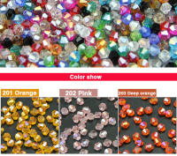 JHNBY 6mm 50pcs Cuentas De Cristal AAA Bicone Austria Para Joyería DIY AB Color Plating Hechas De Vidrio Para Pulseras Y Collares - details 3