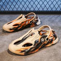 Zapatillas De Hombre Camuflaje Plataforma Exterior Verano Clogs Zapatos Mujer Playa Sandalias Hombre Suaves EVA Interior Casa Slides Amor Flip Flops - details 11