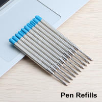 Set De 5 Bolígrafos De Punta Sferica Metálicos G2 Recargables Tinta Azul Para Escuela Y Oficina Herramientas De Papelería - details 7